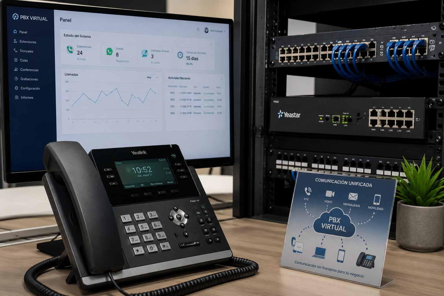 Telefonía IP y Centrales
